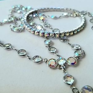 Aurore Boreale Chanelle Necklace and bracelet